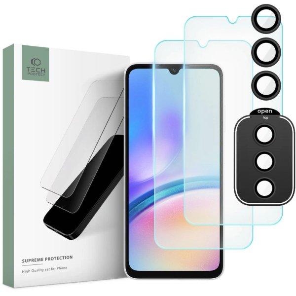 Tech-Protect Supreme Set for Samsung Galaxy A05S 2x Tempered Glass for Display /
Tempered Glass for Camera