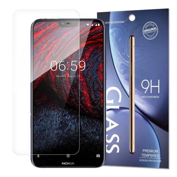 Tempered Glass 9H Screen Protector for Nokia 6.1 Plus / Nokia X6 2018 (packaging
– envelope)