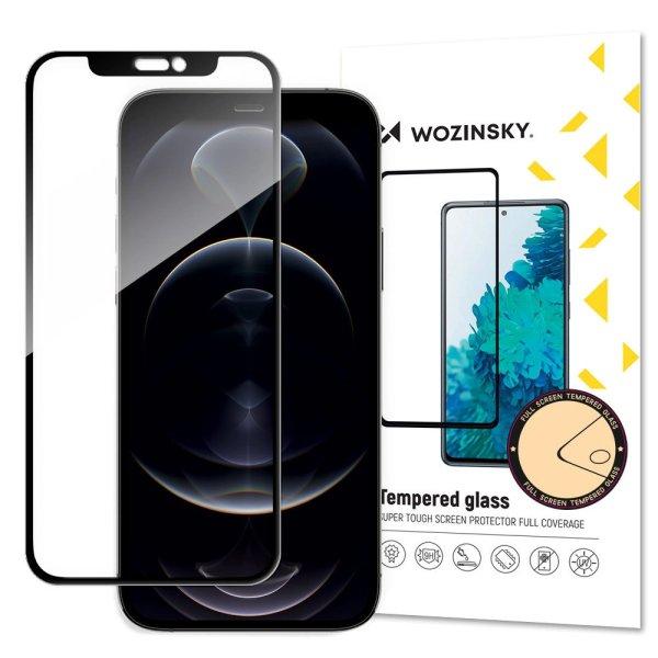 Wozinsky super tough Full Glue full screen tempered glass with Case Friendly
frame iPhone 14 Max / 13 Pro Max black