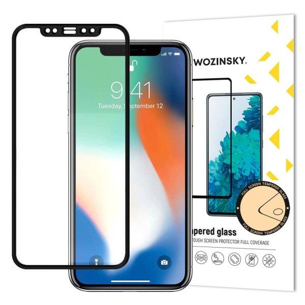 Wozinsky Tempered Glass Full Glue Super Tough Screen Protector Full Coveraged
with Frame Case Friendly for iPhone 12 mini black