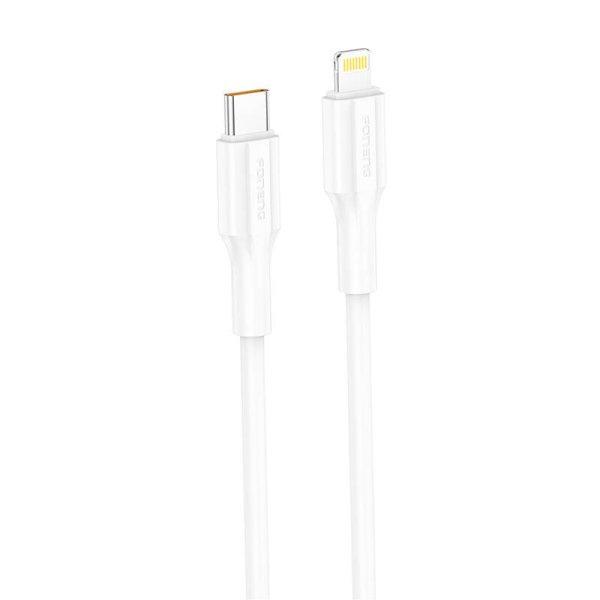 Foneng XS01 PD27W USB-C to Lightning cable, 1m (white)