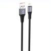 Foneng X112 USB-A to Lightning cable 2.4A, 1m (black)