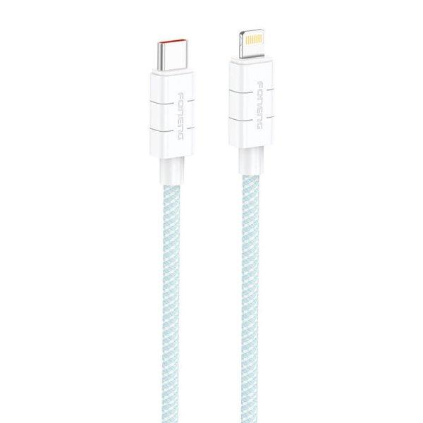 Foneng XS02 PD27W USB-C to Lightning cable, 1.2m (blue)