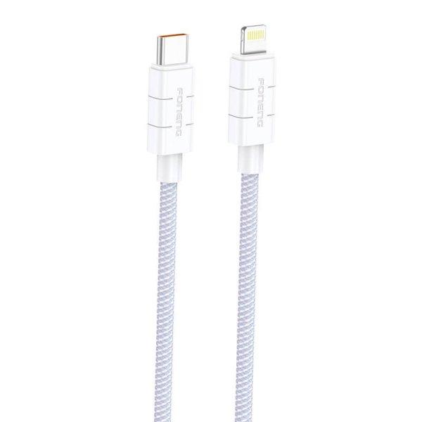 Cable USB-C do Lightning Foneng XS02 PD27W, 1.2m (fioletowy)