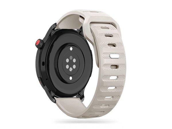 Samsung Galaxy Watch 4 / 5 / 5 Pro / 6 / 7 / FE szilikon sport szíj -
Tech-Protect IconBand Line Watch Band - 40/42/43/44/45/46/47 mm - starlight