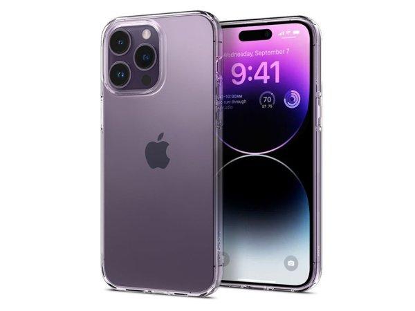 Apple iPhone 14 Pro Max ütésálló hátlap - Spigen Liquid Crystal -
átlátszó