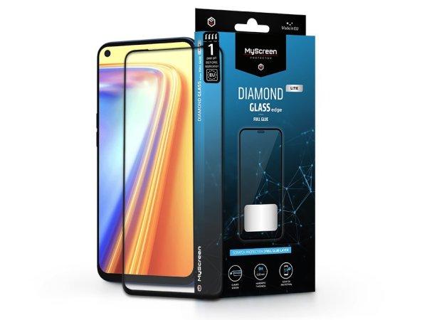 Realme 7 edzett üveg képernyővédő fólia - MyScreen Protector Diamond Glass
Lite Edge2.5D Full Glue - fekete