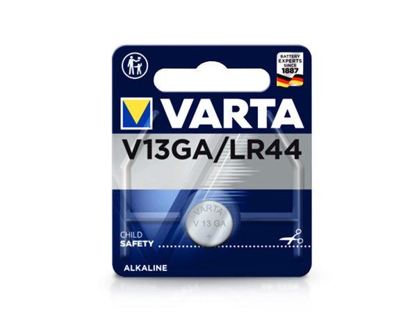 Varta V13GA/LR44 Alkaline gombelem - 1,5V - 1 db/csomag