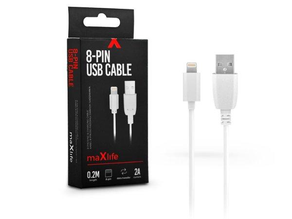 Maxlife USB - Lightning adat- és töltőkábel 20 cm-es vezetékkel - Maxlife
8-PIN Power Bank USB Cable - 5V/2A - fehér