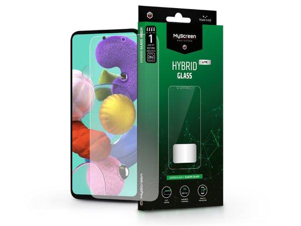 Samsung A515F Galaxy A51/A516F Galaxy A51 5G rugalmas üveg képernyővédő
fólia - MyScreen Protector Hybrid Glass Lite - átlátszó