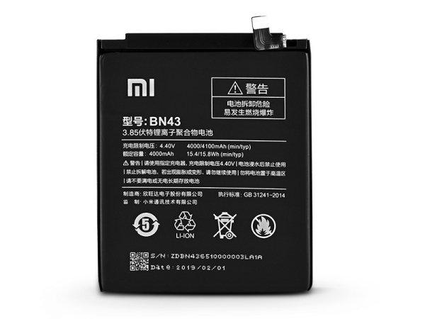 Xiaomi Redmi Note 4 Global/Redmi Note 4X gyári akkumulátor - Li-ion 4100 mAh -
BN43 (ECO csomagolás)