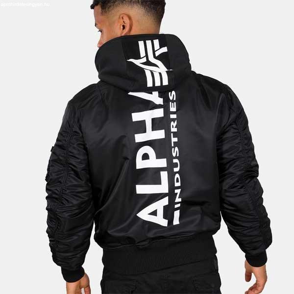 Téli Kabát Zimná Bunda Alpha Industries MA-1 ZH Back Print