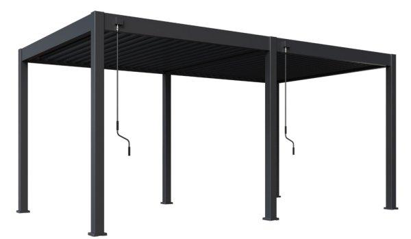 Bioklimatikus pergola INTRO NEO 5,3x3 m, alumínium és acél - szabadon álló