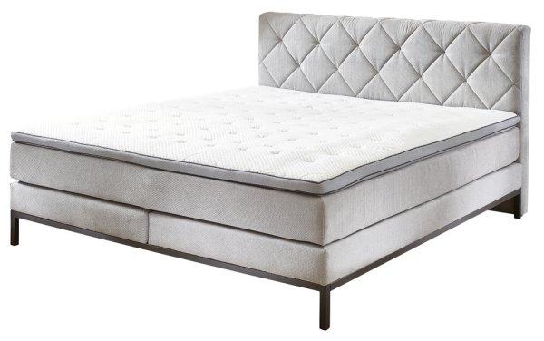 Kontinentális ágy BOXSPRING ROCKAWAY BX2180 160x200 cm - világosszürke