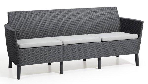 Salema 3 seater sofa - grafit