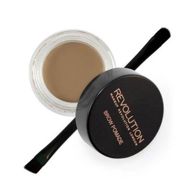 Revolution Vízálló szemöldök pomádé (Brow
Pomade) 2,5 g Dark Brown