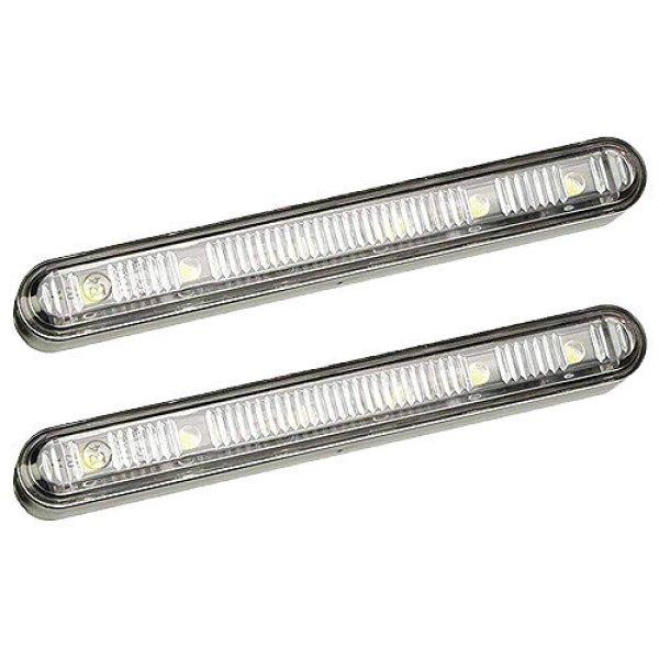 Homasita, NAPPALI FÉNY 12V 2X6 LED E-JELES PÁR