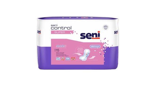 Inkontinencia betét, Seni Control Super 1db, 910ml