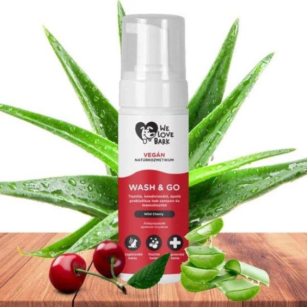 We Love Bark Wash&Go - Öblítés nélküli prebiotikus szőr- és
mancstisztító 150ml