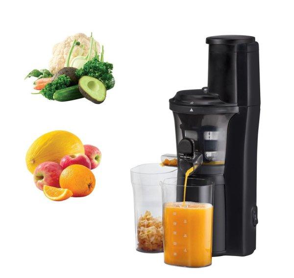 SilverCrest SSJBK 300 B3 Slow Juicer 300W lassú gyümölcsprés, zöldség- és
gyümölcs prés 60 f/p, XXL 77 mm betöltő nyílással