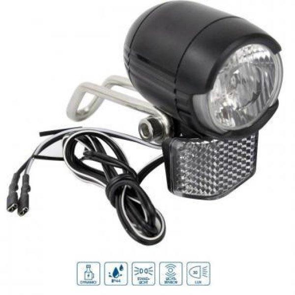 Lámpa első VeloGo agydinamós 1×1W led 60 Lumen