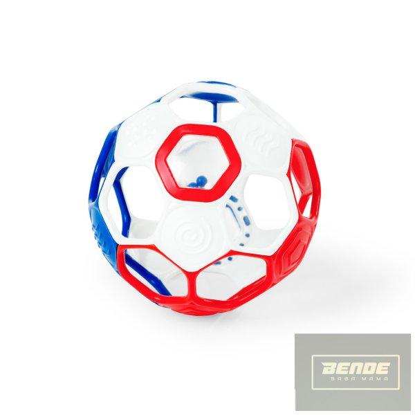 Bright Starts OBALL Játék Oball RATTLE GOALS™ 10 cm Red, White & Blue 0hó++