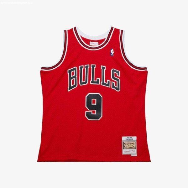 Mitchell & Ness Chicago Bulls #9 Ron Harper Dark Jersey scarlet