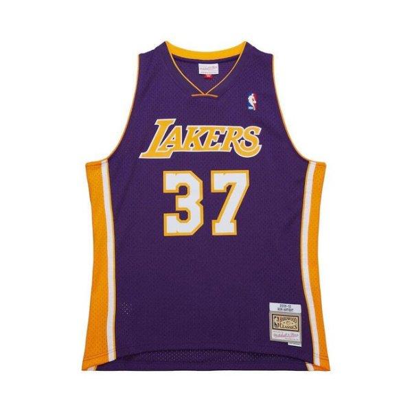 Mitchell & Ness Los Angeles Lakers #37 Ron Artest Dark Jersey purple