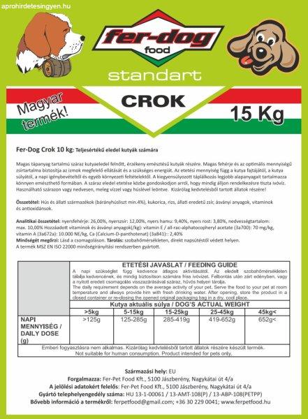 Fer-Dog Crock 15 kg