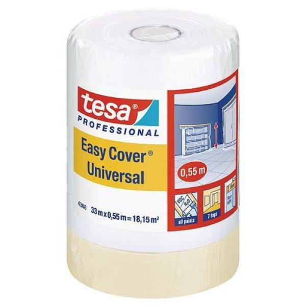 Tesa® Pro Easy Cover® univerzális fólia, szalag, 0,55 m, L-33 m, átlátszó