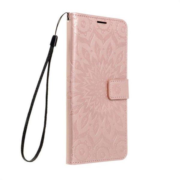 Forcell MEZZO flipes tok Xiaomi redmi Note 10 / 10S mandala rose gold telefontok