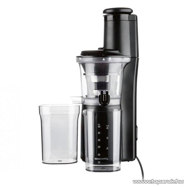 SilverCrest SSJBK 300 B3 Slow Juicer elektromos lassú zöldség és
gyümölcsprés, fekete, 300W