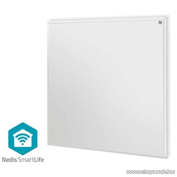 Nedis SmartLife Intelligens, WiFi-s infra panel fűtőtest, infravörös
fűtőpanel, 60 x 60 cm, 350 W (HTIP350WTW)