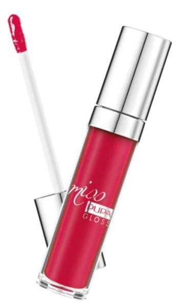 PUPA Milano Csillogó szájfény Miss Pupa Gloss (Ultra Shine Gloss
Instant Volume Efect) 5 ml 305 Essential Red