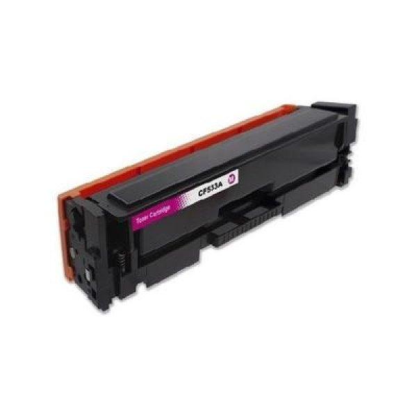 HP -hez UTÁNGYÁRTOTT CF533A ►ÚJ chip, nagy töltetű◄ Toner Magenta 2.700
oldal kapacitás