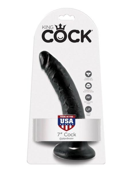  7" Cock  Black 