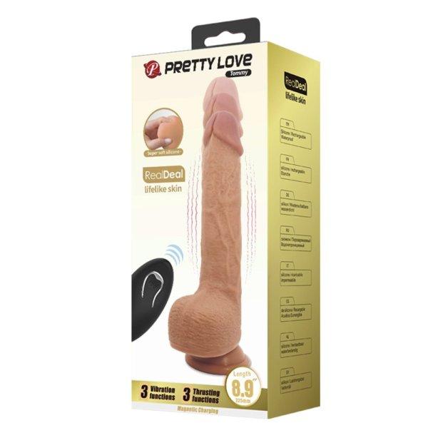  Pretty Love Tommy 8,9" Vibrating Dildo 