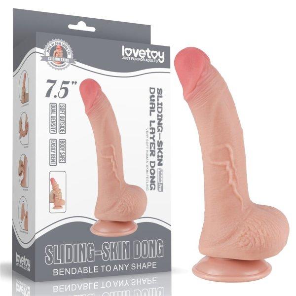  7.5'' Sliding Skin Dual Layer Dong Flesh I 