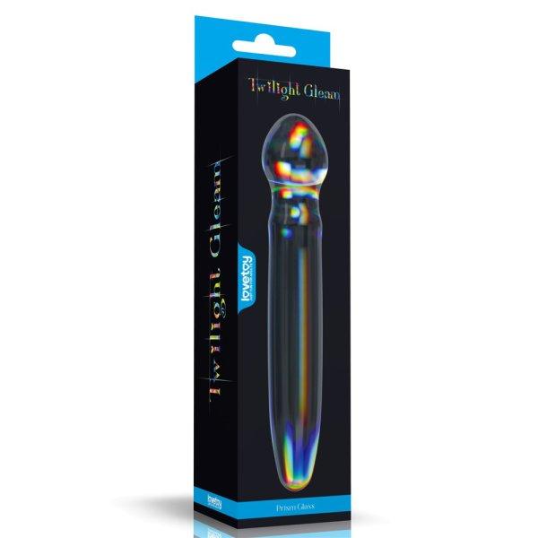  Twilight Gleam Glass Dildo- Prism Glass 