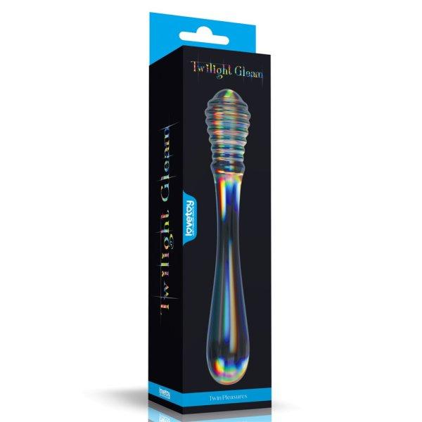  Twilight Gleam Glass Dildo- Twin Pleasures 