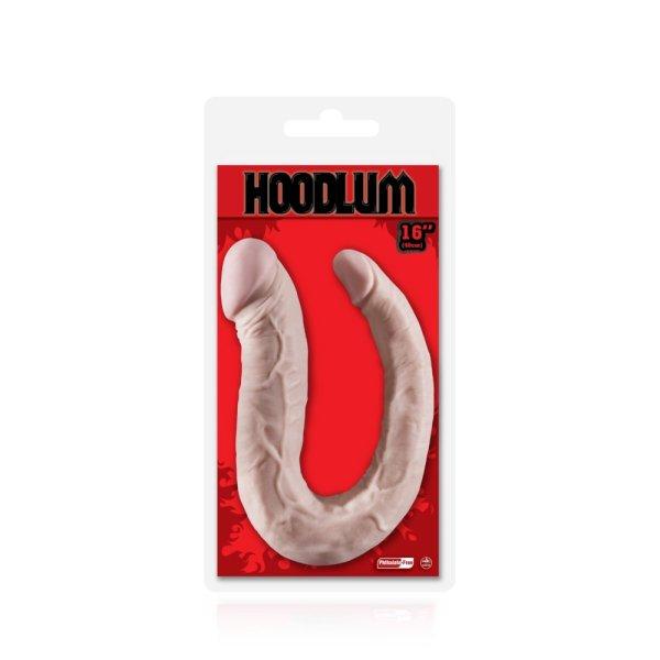  HOODLUM 16" U-SHAPED DONG FLESH 