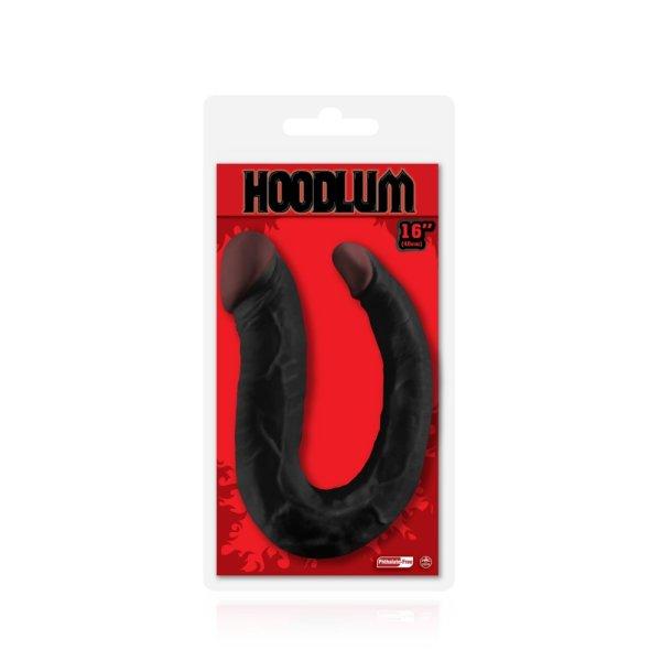  HOODLUM 16" U-SHAPED DONG BLACK 