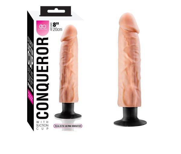  CONQUEROR 8" TPR MULTI-SPEED VIBRATOR 