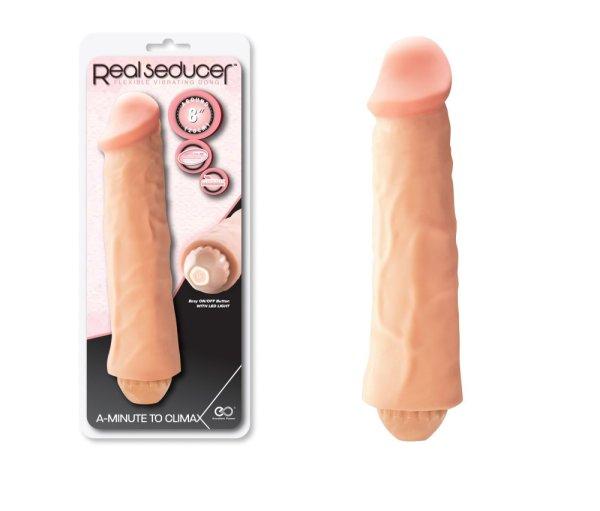  REAL SEDUCER Flexible Vibrating Dong 8" 