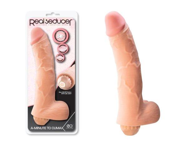  REAL SEDUCER Flexible Vibrating Dong 8.5" 