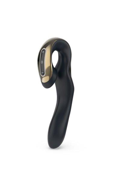  Zini Roae SE Three-way Pleasure Vibrator Black Gold 