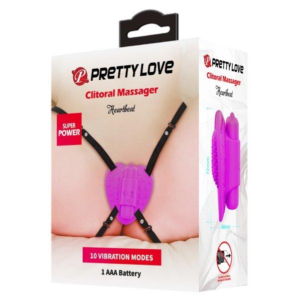  Pretty Love Heartbeat Clitoral Massager 