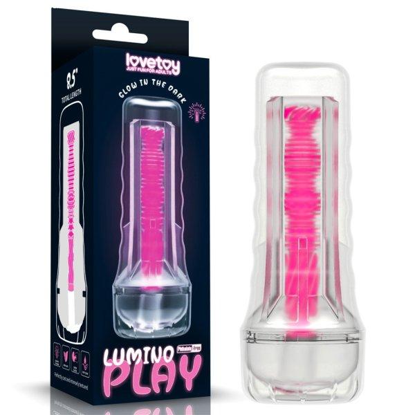  8.5'' Lumino Play Masturbator - Pink Glow 