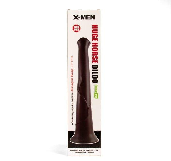  X-MEN Huge Horse Dildo 19 inch Black 