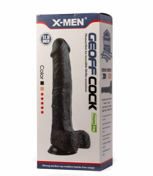  X-MEN Geoff 11.9" Cock Black 